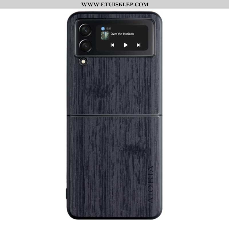 Etui do Samsung Galaxy Z Flip 4 Etui Folio Drewno Aioria